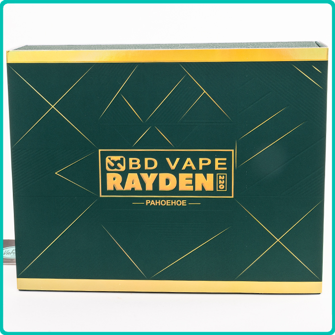 Packaging de la Box Rayden 220 Volcano Pahoehoe Rare Edition BD Vape